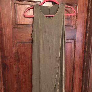 LA made olive tunic dress size M